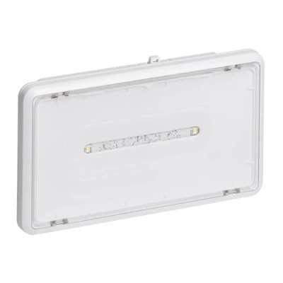 Legrand LED Emergency Lighting Bulkhead 0.5 W, SATI Series, IP43, 225x125x45 mm 062550