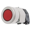 EAO Red Momentary Flush Aluminium Push Button Head 30.5mm Cutout, 35mm Diameter, IP65 704.032.218