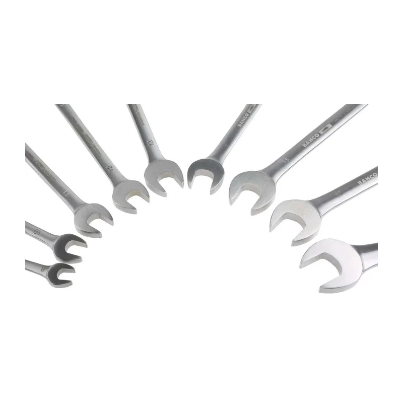 Bahco 9-Piece Stainless Steel Combination Spanner Set, Sizes 8 to 19 mm SS002-9-2