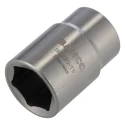 Bahco 1/2 in Drive 19 mm 6 Point Square Socket Stainless Steel 42mm Overall Length SS220-19