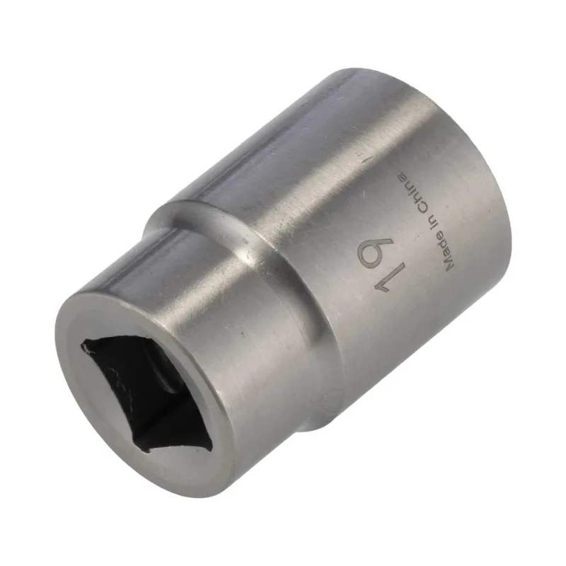 Bahco 1/2 in Drive 19 mm 6 Point Square Socket Stainless Steel 42mm Overall Length SS220-19