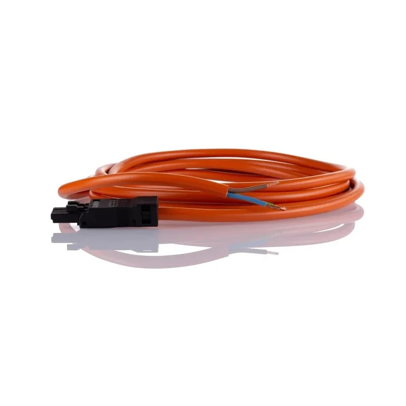 Rittal Adapter Connection Cable for Use with LED System Light, 3 m Length, 100-240V AC, Model 2500400