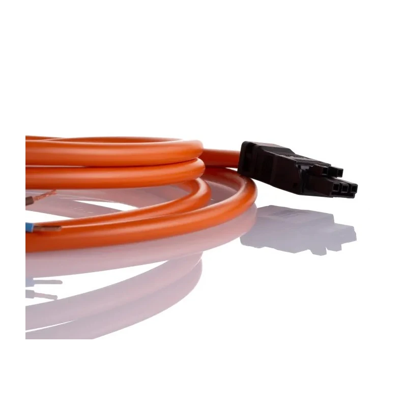 Rittal Adapter Connection Cable for Use with LED System Light, 3 m Length, 100-240V AC, Model 2500400