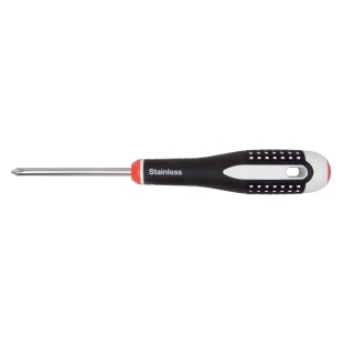 Bahco Standard Philips Screwdriver PH2 Tip, 100 mm Blade Length, 222 mm Overall Length BE-8620I