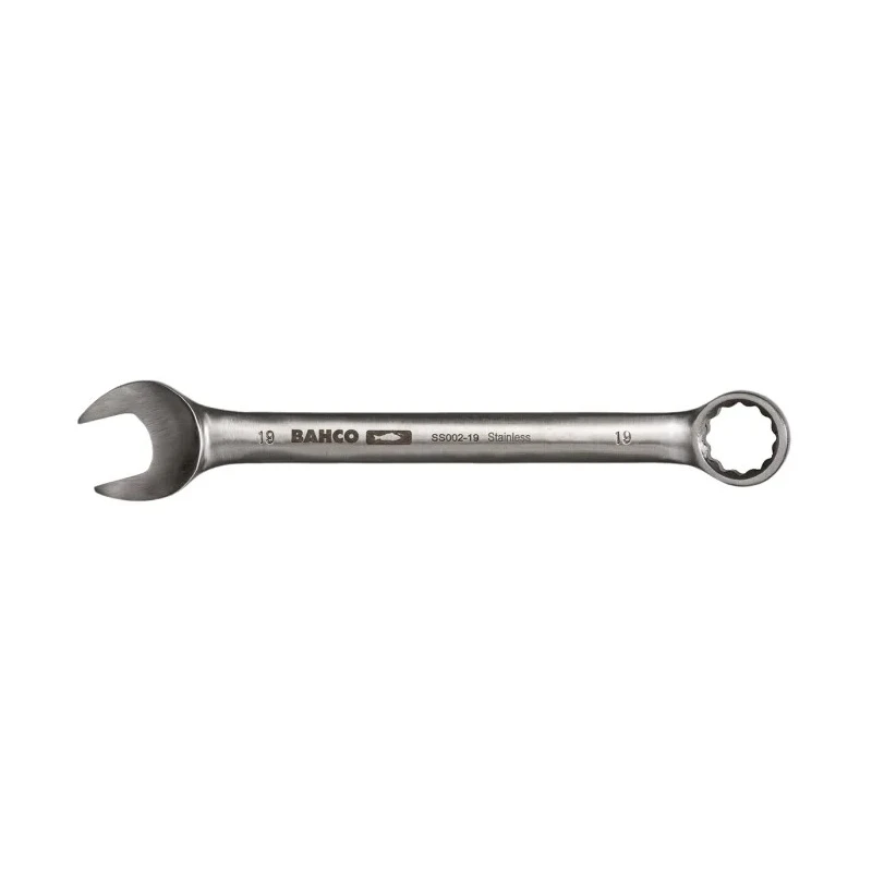 Bahco Combination Spanner Satin Chrome 22 mm, 215mm Overall Length SS002-22