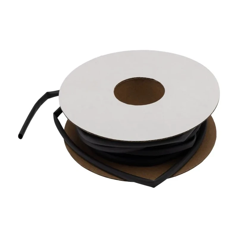HellermannTyton Heat Shrink Tubing Black 4.8 mm Sleeve Diameter x 10m Length 2:1 Shrink 300-30480 HIS-PACK-4.8/2.4-PO-X-BK