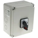 RS PRO 2-Pole Panel Isolator Switch, IP65, 32A, 37 kW, Panel Mount, Screw Terminal IP65