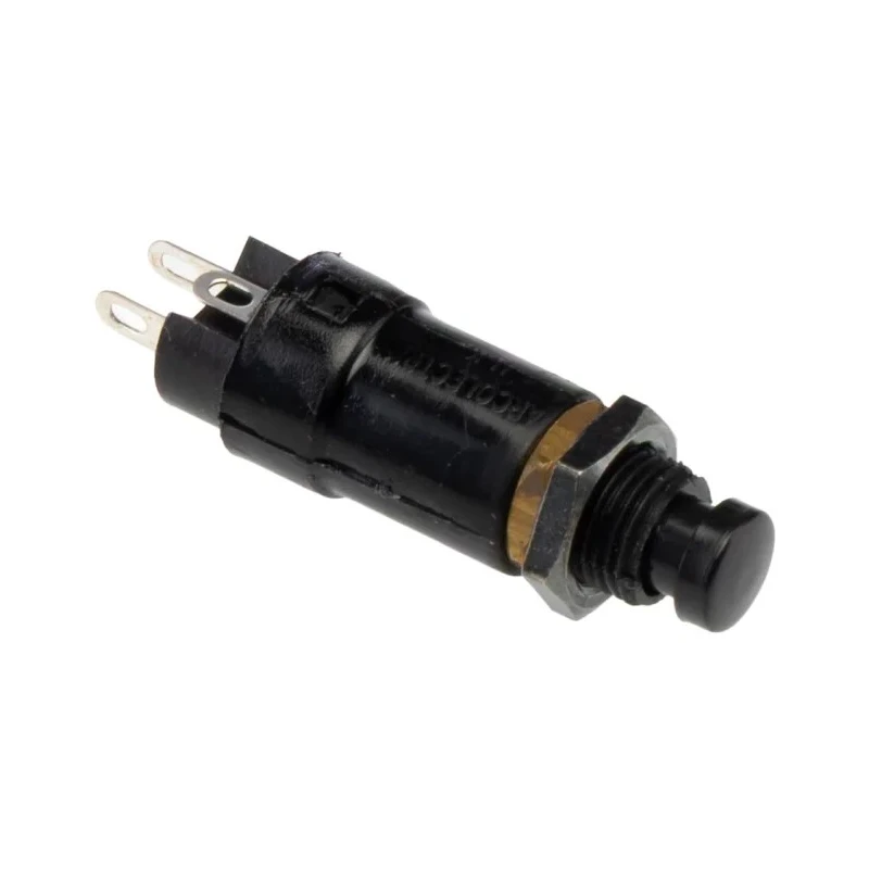 Arcolectric (Bulgin) Ltd 0919 Series Miniature Momentary Push Button Switch Panel Mount 7.1 mm Cutout SPST IP66 T0919SOAAF