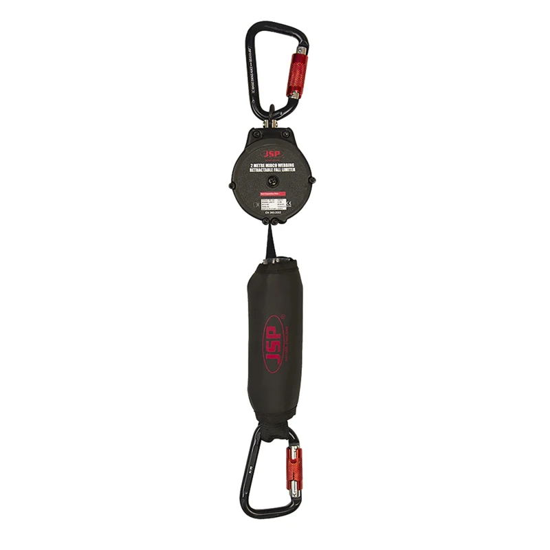 JSP Fall Arrester Kit with Technora Lifeline 2m Length, 140kg Weight Capacity, Plastic Case FAR0701
