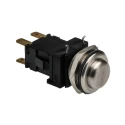 Arcolectric (Bulgin) Ltd 8300 Series Push Button Switch Latching Panel Mount 12.9 mm Cutout DPDT IP66 250 V AC 16A H8350RPAAA