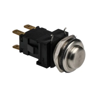 Arcolectric (Bulgin) Ltd 8300 Series Push Button Switch Latching Panel Mount 12.9 mm Cutout DPDT IP66 250 V AC 16A H8350RPAAA