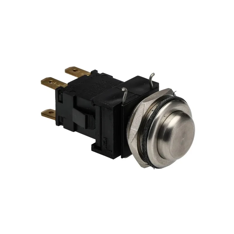 Arcolectric (Bulgin) Ltd 8300 Series Push Button Switch Latching Panel Mount 12.9 mm Cutout DPDT IP66 250 V AC 16A H8350RPAAA