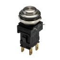 Arcolectric (Bulgin) Ltd 8300 Series Push Button Switch Latching Panel Mount 12.9 mm Cutout DPDT IP66 250 V AC 16A H8350RPAAA