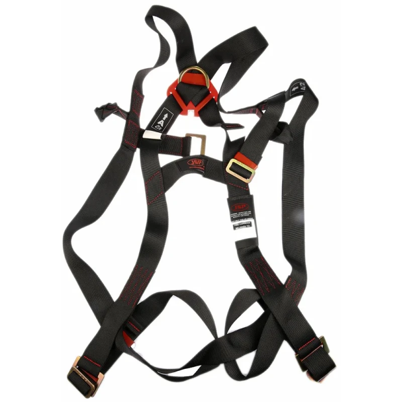 JSP Safety Harness Kit with Draw String Bag, Single Leg Lanyard, Adjustable Straps, 136kg Capacity FAR1102