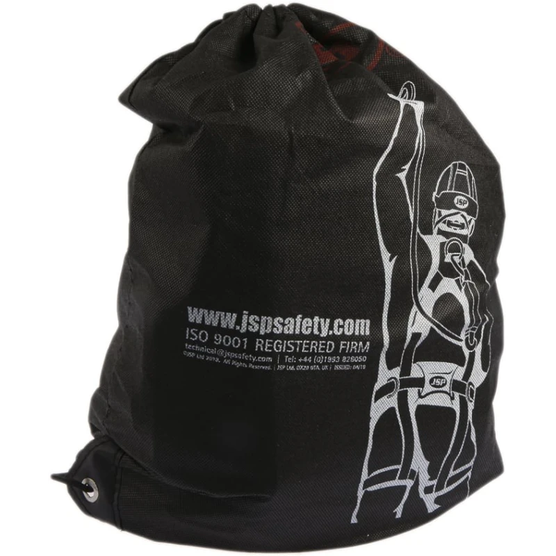 JSP Safety Harness Kit with Draw String Bag, Single Leg Lanyard, Adjustable Straps, 136kg Capacity FAR1102