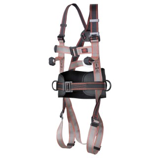 JSP Safety Harness Universal Size with 136 kg Weight Capacity, Adjustable Chest, Leg, Shoulder Straps FAR0204