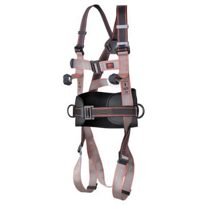 JSP Safety Harness Universal Size with 136 kg Weight Capacity, Adjustable Chest, Leg, Shoulder Straps FAR0204