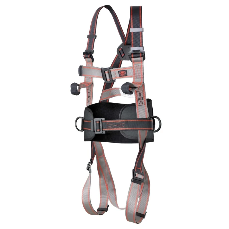 JSP Safety Harness Universal Size with 136 kg Weight Capacity, Adjustable Chest, Leg, Shoulder Straps FAR0204