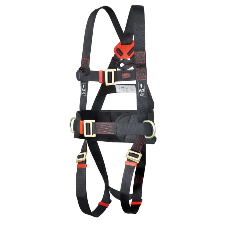 JSP Safety Harness, Universal Size, 136 kg Weight Capacity, Steel Material, Pass Through Buckle, FAR0303