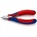 Knipex Side Cutter Diagonal Cutter with Bevel, Ball Bearing Chrome Steel Jaw, Multi-Component Grip, 115mm 77 72 115 SB