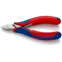 Knipex Bevel Side Cutter Diagonal Cutter with High Grade Special Tool Steel Jaw, Multi-Component Grip, Bi-Metal 77 42 115