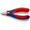 Knipex Bevel Side Cutter Diagonal Cutter with High Grade Special Tool Steel Jaw, Multi-Component Grip, Bi-Metal 77 42 115
