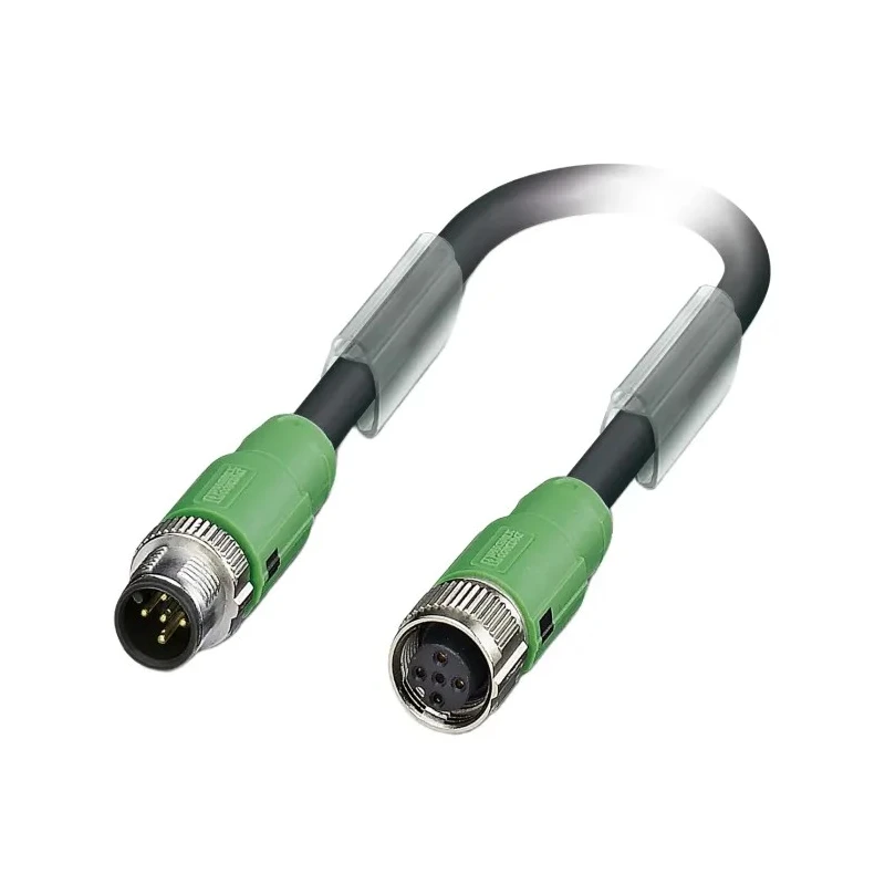 Phoenix Contact Sensor Actuator Cable, Male 5 way Straight to Female 5 way Straight, Polyurethane Jacket, 130 mm 1518481
