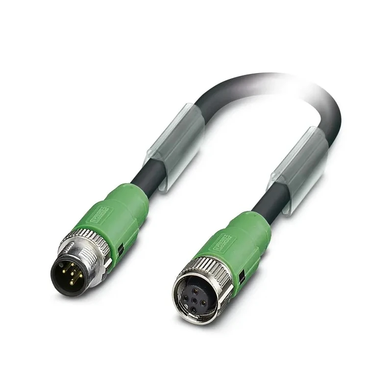 Phoenix Contact Sensor Actuator Cable, Male 5 way Straight to Female 5 way Straight, Polyurethane Jacket, 130 mm 1518481