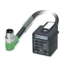 Phoenix Contact Sensor Actuator Cable Male 3 way M12 to 3 way DIN 43650 Form A 24V Cable Length 1.5m 1434950