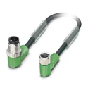 Phoenix Contact Sensor Actuator Cable Male 4 way M12 to Female 4 way M8 3 m, Polyurethane Jacket, 30V 1671580