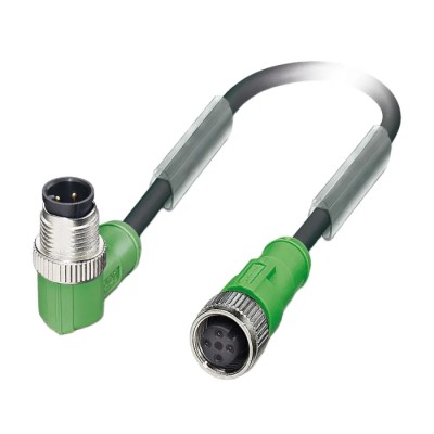Phoenix Contact Sensor Actuator Cable Male 4-Way M12 to Female 4-Way M12 1.5m PUR Halogen-Free 250V 1668616