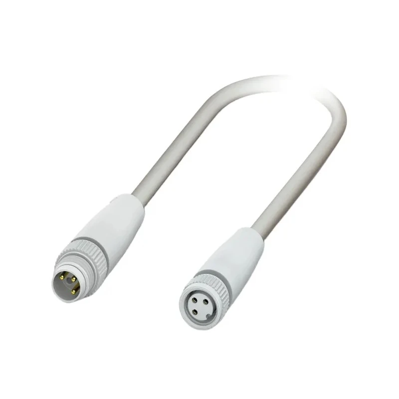 Phoenix Contact Sensor Actuator Cable 3-Position, Male to Female M8 Straight Connectors, 600 mm 1406491