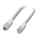 Phoenix Contact Sensor Actuator Cable Male 3 Way M8 to Female 3 Way M8 with Ethylene Propylene Diene Monomer 1406492