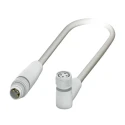 Phoenix Contact Sensor Actuator Cable Male 3 Way M8 to Female 3 Way M8, Polypropylene-Ethylene Propylene Diene 1406496