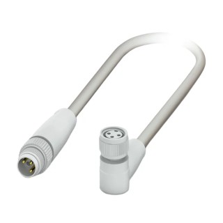 Phoenix Contact Sensor Actuator Cable Male 3 Way M8 to Female 3 Way M8, Polypropylene-Ethylene Propylene Diene 1406496