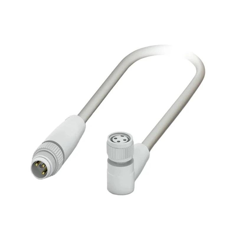Phoenix Contact Sensor Actuator Cable Male 3 Way M8 to Female 3 Way M8, Polypropylene-Ethylene Propylene Diene 1406496