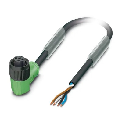 Phoenix Contact Sensor Actuator Cable Female 4 Way M12 to 4 Way Unterminated, 1.5m Length, 250V, Polyurethane Jacket 1442719