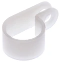 HellermannTyton Polyamide P-Clip 14 mm Closed Inside Diameter Natural Material Model 211-60089 H8P-PA66-NA