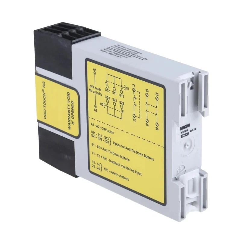 Banner Push Button Safety Monitoring Relay 6A Current Rating 24V DC AT-FM-10K