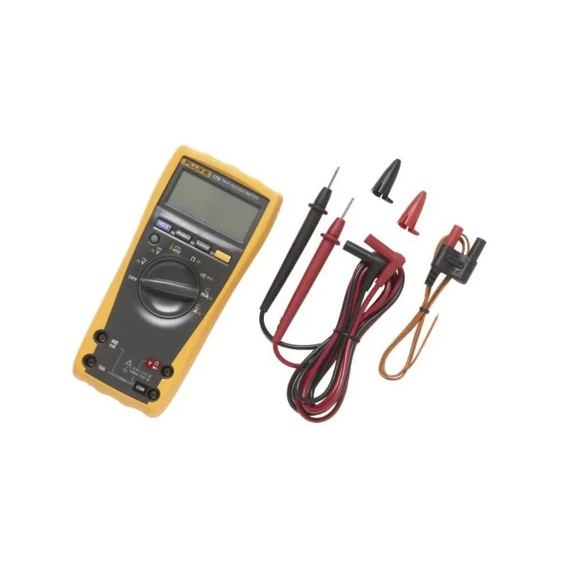 Fluke Portable True-RMS Digital Multimeter Kit with Probes, Test Leads and Case Fluke 179 + C25
