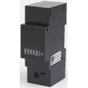 Muller 6 Digit Elapsed Time Counter BW70 24V 50-60Hz DIN Rail Mount Germany