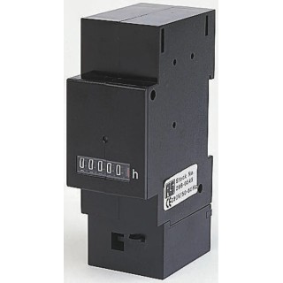 Muller 6 Digit Elapsed Time Counter BW70 24V 50-60Hz DIN Rail Mount Germany