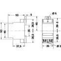 Muller 6 Digit Elapsed Time Counter BW70 24V 50-60Hz DIN Rail Mount Germany