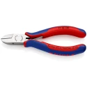 Knipex Side Cutter With Bevel, Jaw Width 11mm, Overall Length 130mm, Jaw Length 18mm, Model 77 02 130