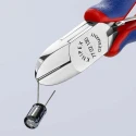 Knipex Side Cutter With Bevel, Jaw Width 11mm, Overall Length 130mm, Jaw Length 18mm, Model 77 02 130
