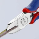 Knipex Side Cutter With Bevel, Jaw Width 11mm, Overall Length 130mm, Jaw Length 18mm, Model 77 02 130