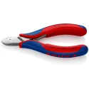 Knipex Diagonal Side Cutter With Bevel Cut, 11mm Jaw Width, 115mm Length, High Grade Special Tool Steel Handles 77 22 115