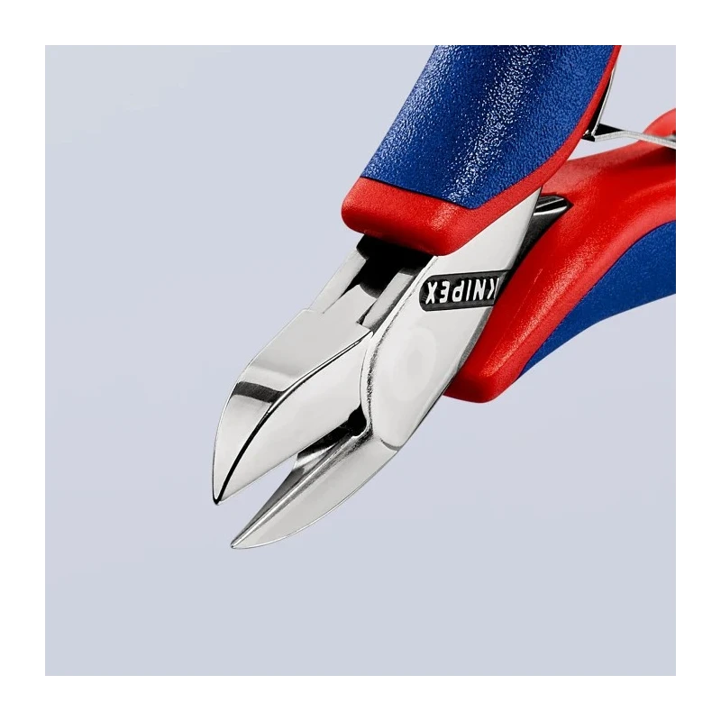 Knipex Diagonal Side Cutter With Bevel Cut, 11mm Jaw Width, 115mm Length, High Grade Special Tool Steel Handles 77 22 115