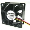 Sanyo Denki San Ace 9S Series Axial Fan 12V DC 2.4W 44m³/h 5000rpm 60mm x 60mm x 25mm 9S0612S4011