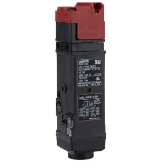Omron D4SL-N Series Solenoid Interlock Switch 24V DC Power to Unlock IP67 Plastic Housing 
